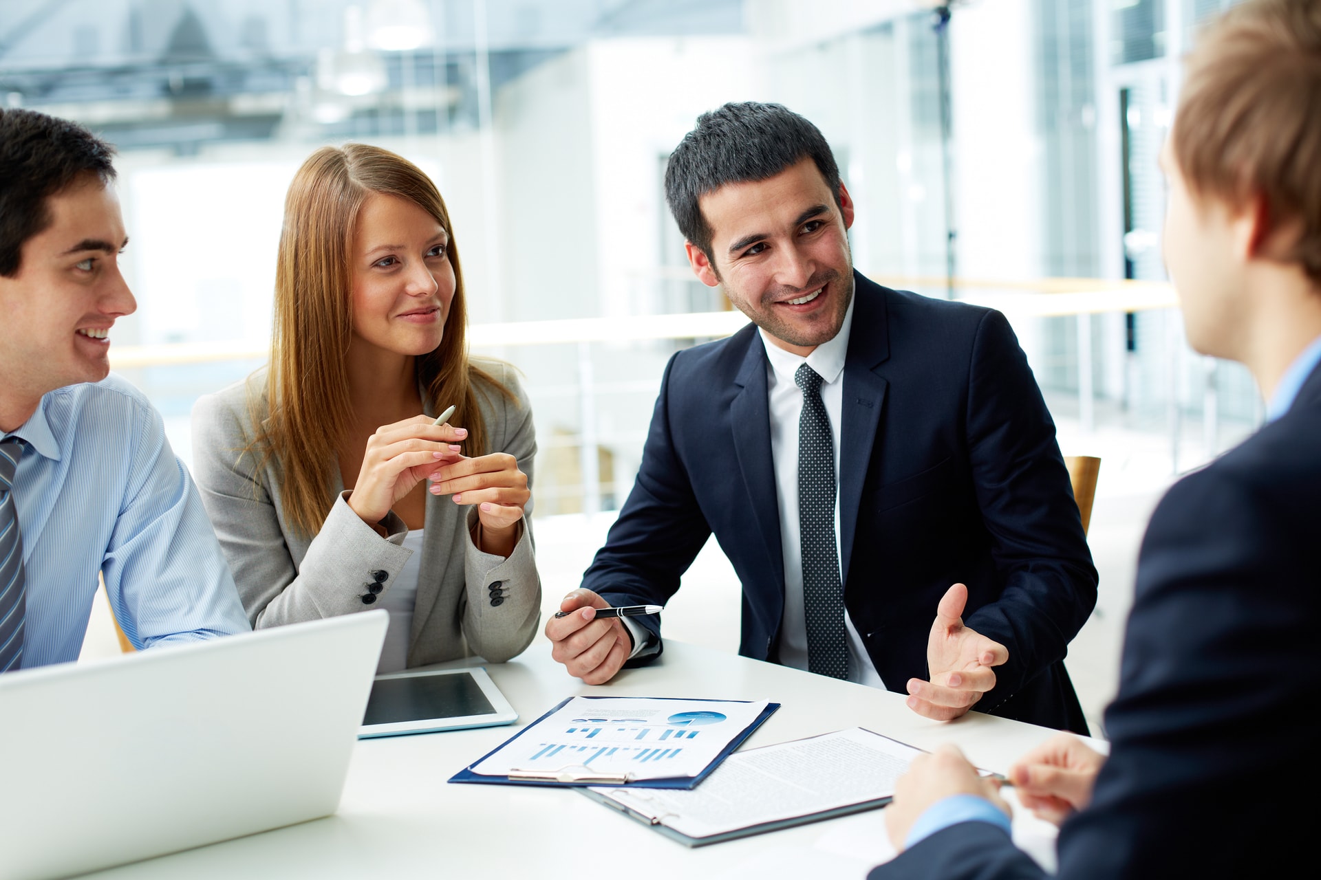 Business consulting session